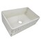 Nantucket Sinks 30-Inch Farmhouse Fireclay Sink with Shabby Straw Finish FCFS3020S-ShabbyStraw - alternate 3